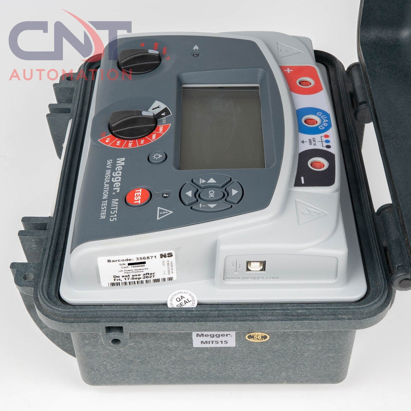 Megger MIT515 5 kV Diagnostic Insulation Resistance Tester 5000V 10TΩ CAT IV