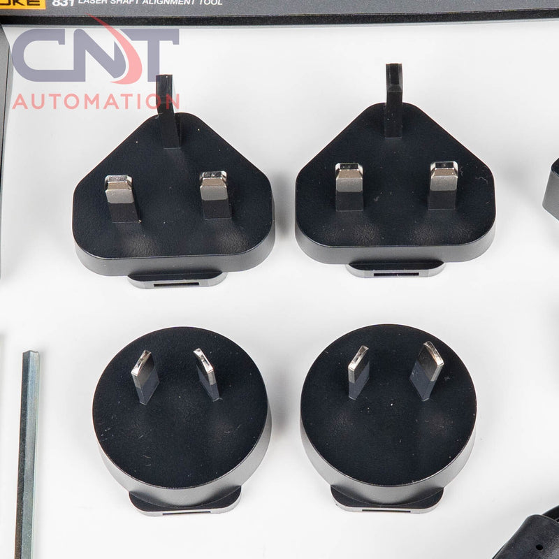 Fluke 831 Laser Shaft Alignment Tool with Fluke Reflector Prism and Sensor Laser