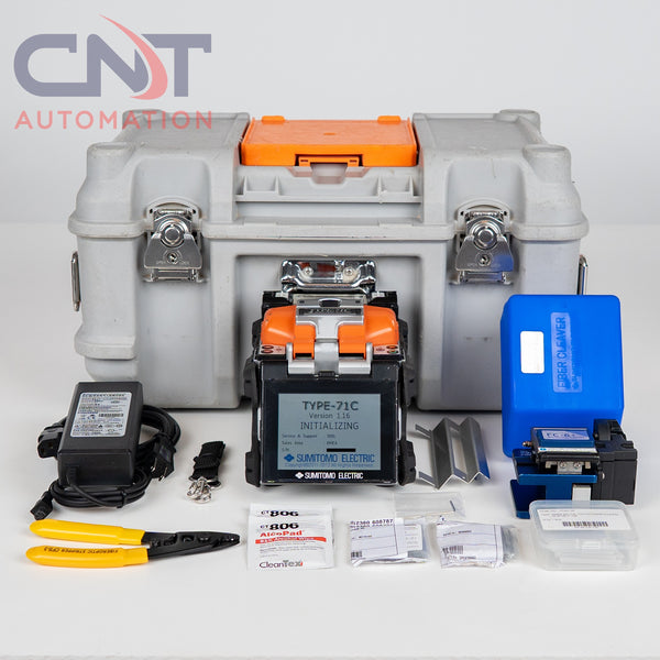 Sumitomo Type-71C-BT Direct Core Monitoring Fusion Splicer w/ FC-6+ Fiber Cleaver