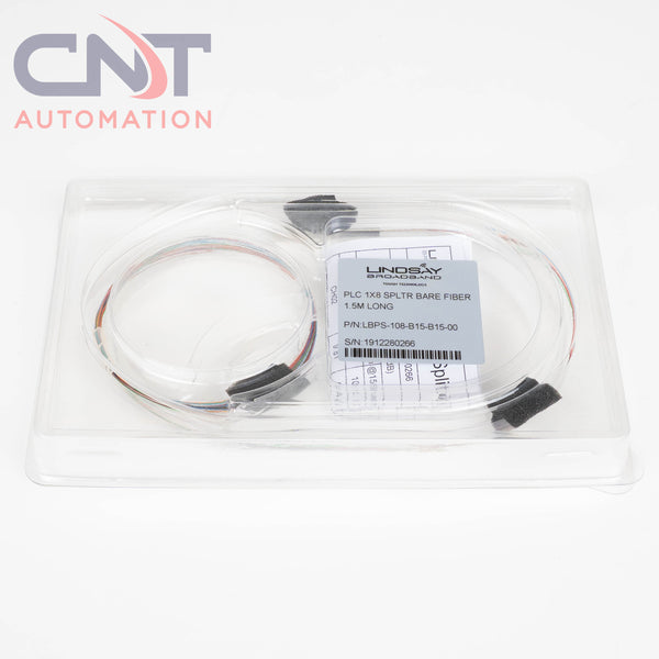 Lindsay Broadband 1x8 PLC Fiber Optic Splitter G657A1 250um Bare Fiber Kit
