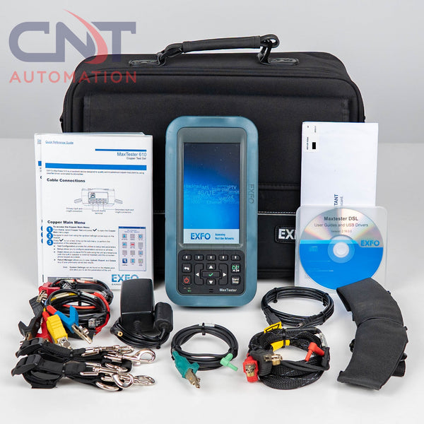 EXFO MaxTester MAX-635-V2XAA Copper DSL VDSL2 Broadband Tester W/ Test Leads