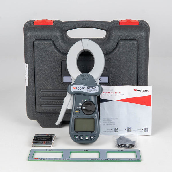 Megger DET14C Digital Earth Clamp-On Ground Resistance Meter 50mΩ to 1500Ω