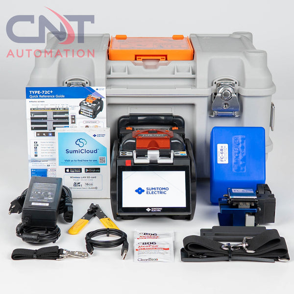 Sumitomo Type-72C+ High Definition Core Aligning Fusion Splicer with FC-6+ Fiber Cleaver