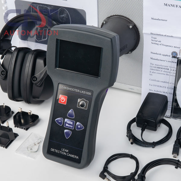 Synergys LeakShooter LKS1000 Ultrasonic Air Gas Vacuum Leak Detector System