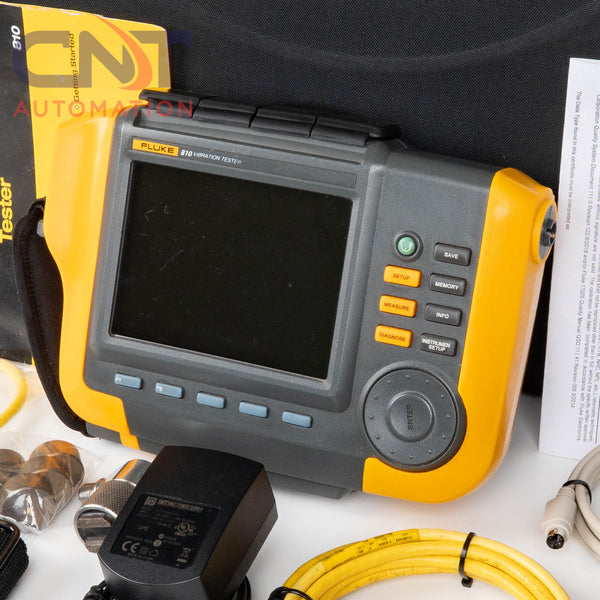 Fluke 810 Vibration Tester Machine Fault Diagnostic Analyzer w/ Laser Tachometer