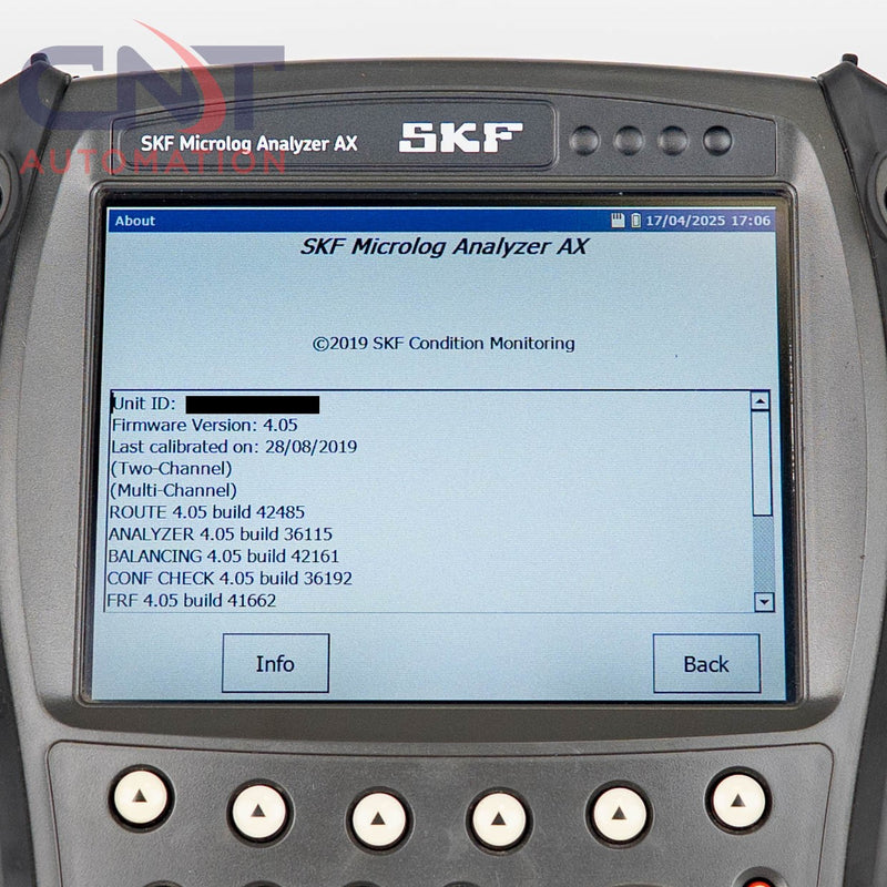 SKF Microlog Analyzer AX Series CMXA 80 Data Collector and Vibration Analyzer for Rent