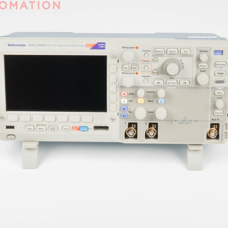 Digital oscilloscope with Tektronix logo on a white background, featuring CNT Automation branding.