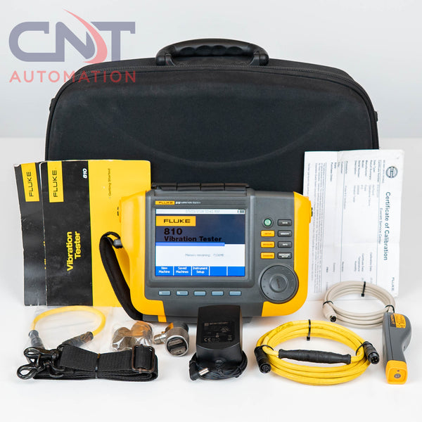 Fluke 810 Vibration Tester Machine Fault Diagnostic Analyzer w/ Laser Tachometer