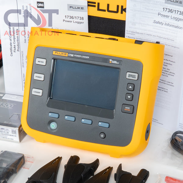 Fluke 1738 Three-Phase Power Logger Energy Analyzer Power Quality Meter