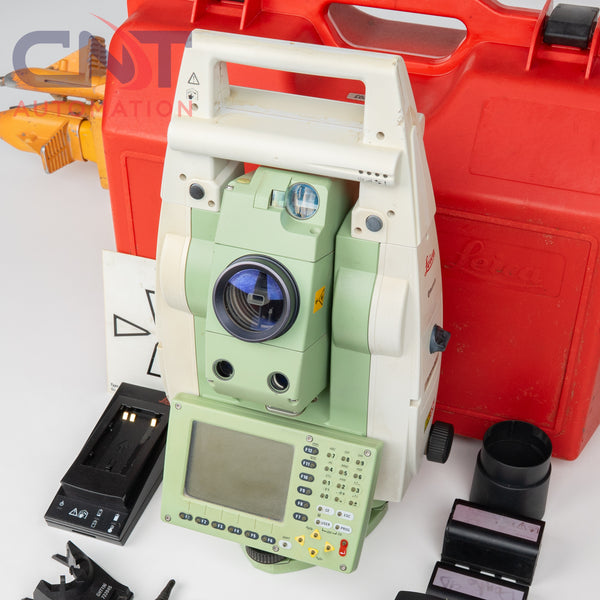 Leica TCRP1203 R300 3" Robotic Total Station Kit w/ ATR Reflectorless Bluetooth