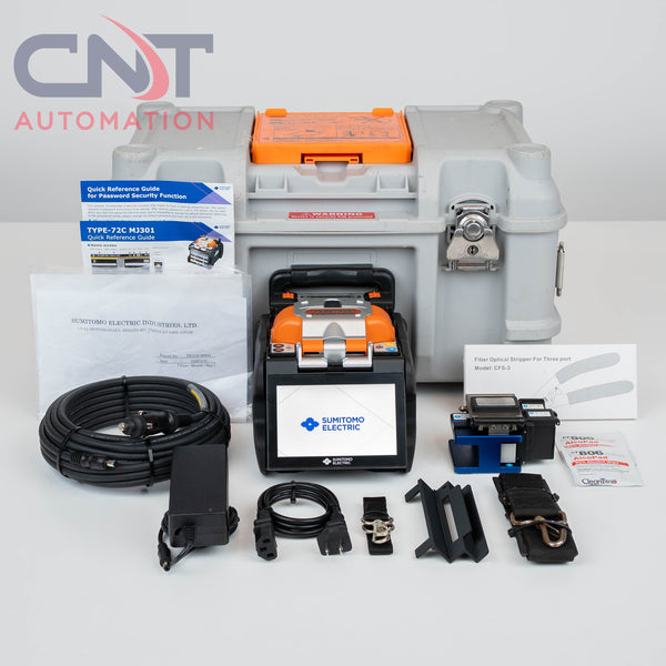 Sumitomo Type-72C High Definition Core Aligning Fusion Splicer w/ FC-6S Cleaver