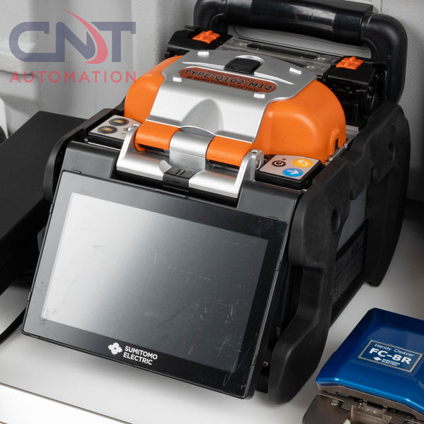 Sumitomo TYPE-Q102-M12 SM MM Ribbon Fiber Fusion Splicer w/ FC-8R Fiber Cleaver
