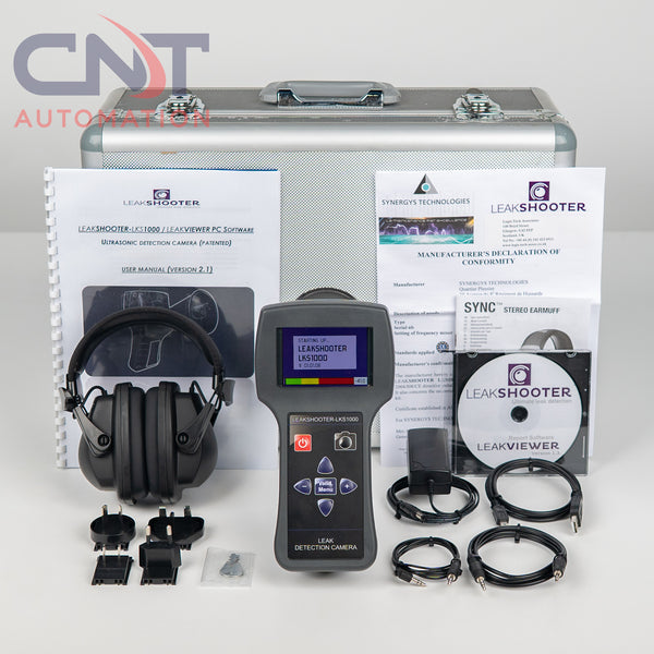 Synergys LeakShooter LKS1000 Ultrasonic Air Gas Vacuum Leak Detector System