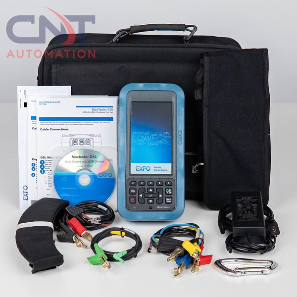 EXFO MaxTester MAX-635-V2XAA Copper DSL VDSL2 Broadband Tester W/ Test Leads