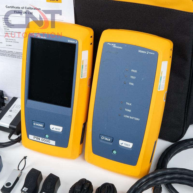 Fluke Networks Versiv2 DSX-5000 Cable Analyzer With Versiv 2 Remote *C