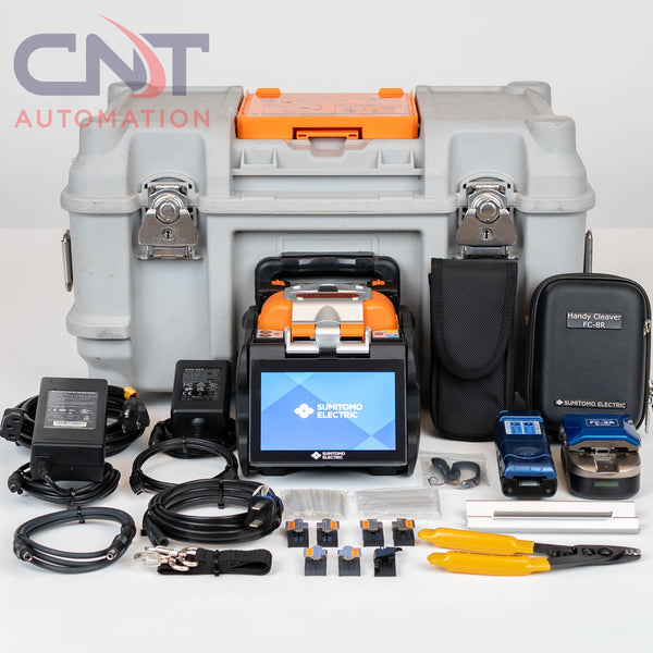 Sumitomo TYPE-Q102-M12 SM MM Ribbon Fiber Fusion Splicer with FC-8R Fiber Cleaver