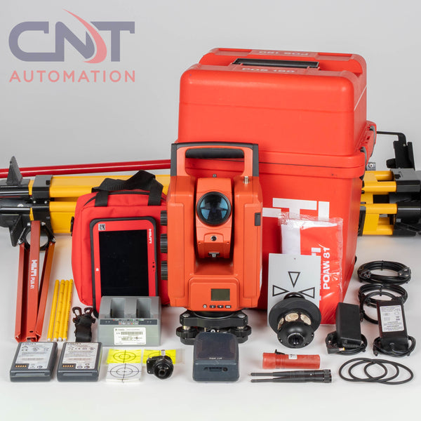 Hilti POS 180 High Precision Robotic Total Station w/ PLC 400 Controller System