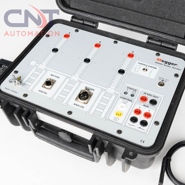 Megger BRS503 Breaker Simulator Analyzer Tester W/ Digital Analog Motion Outputs