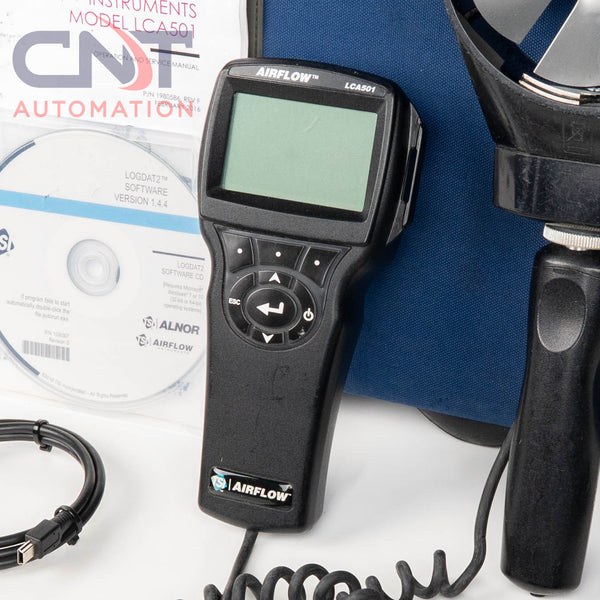 TSI Airflow LCA501 Digital Rotating Vane Anemometer HVAC Air Velocity & Airflow Meter
