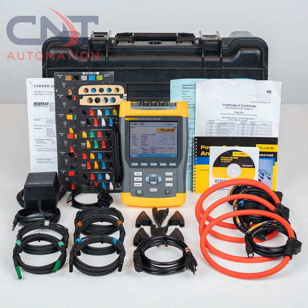 Fluke 435 Three-Phase Power Quality & Energy Analyzer w/ Flexible Current Probes