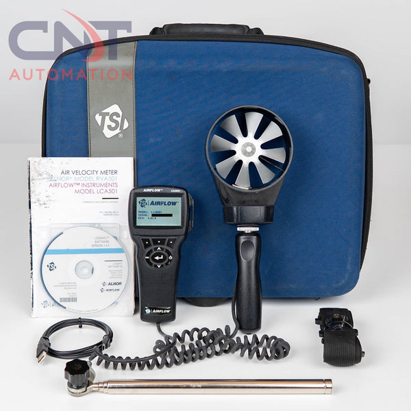 TSI Airflow LCA501 Digital Rotating Vane Anemometer HVAC Air Velocity & Airflow Meter