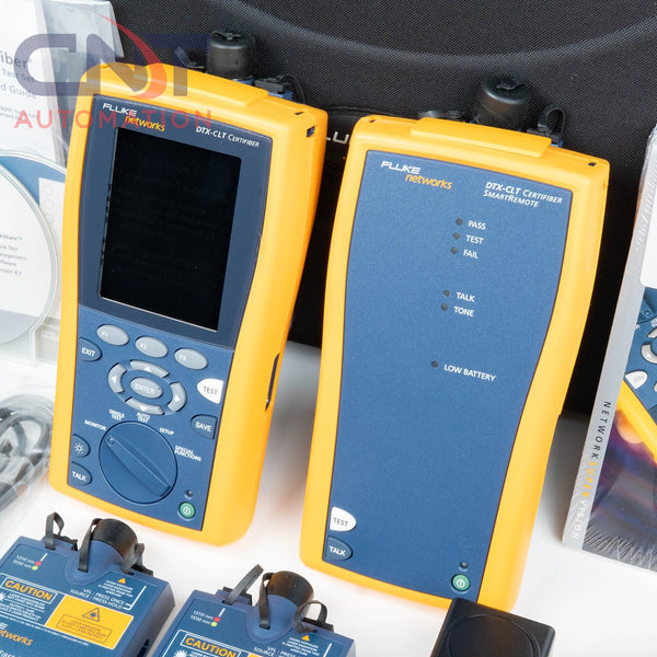 Fluke Networks DTX-CLT CertiFiber OLTS Tester Kit w/ DTX-MFM2 & DTX-SFM2 Modules